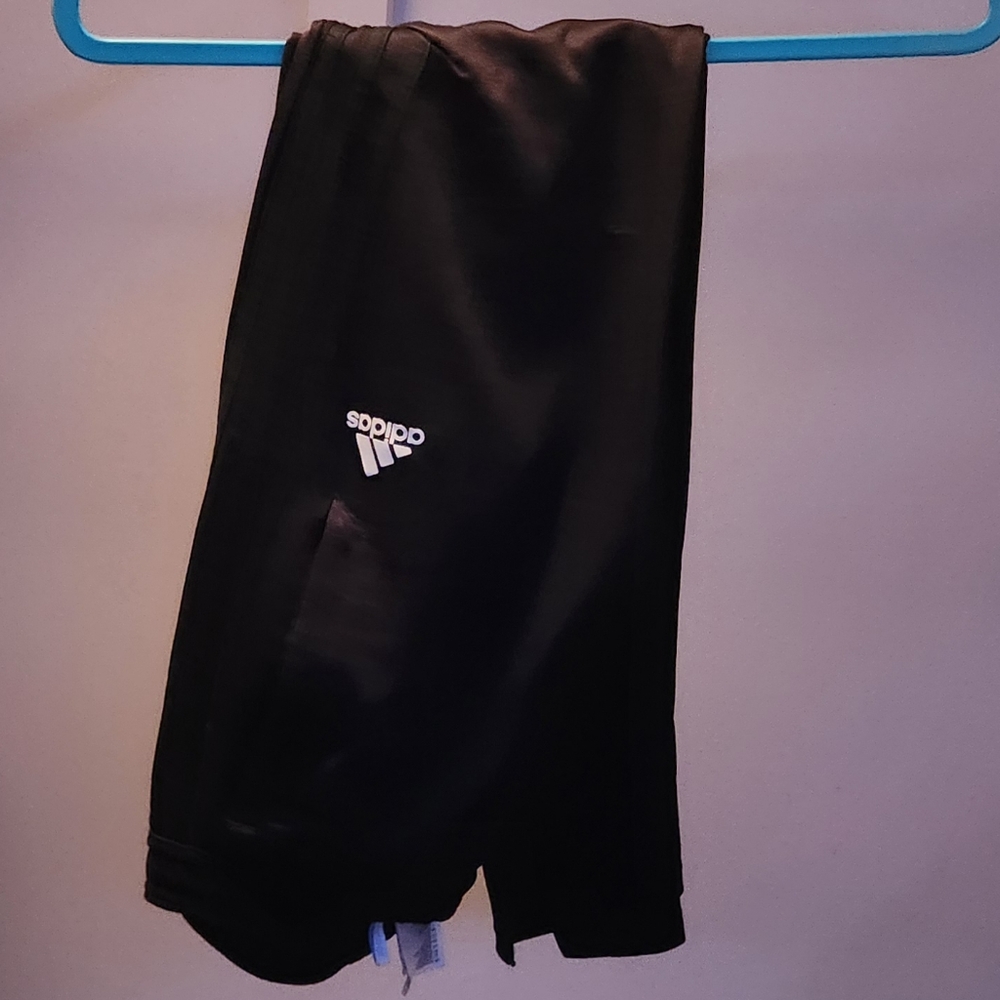 Black and White Adidas Joggers